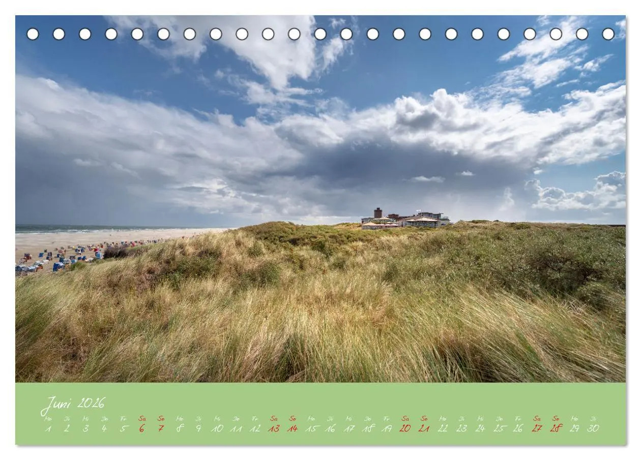 Bild: 9783457398623 | "Töwerland" Juist (Tischkalender 2026 DIN A5 quer), CALVENDO...
