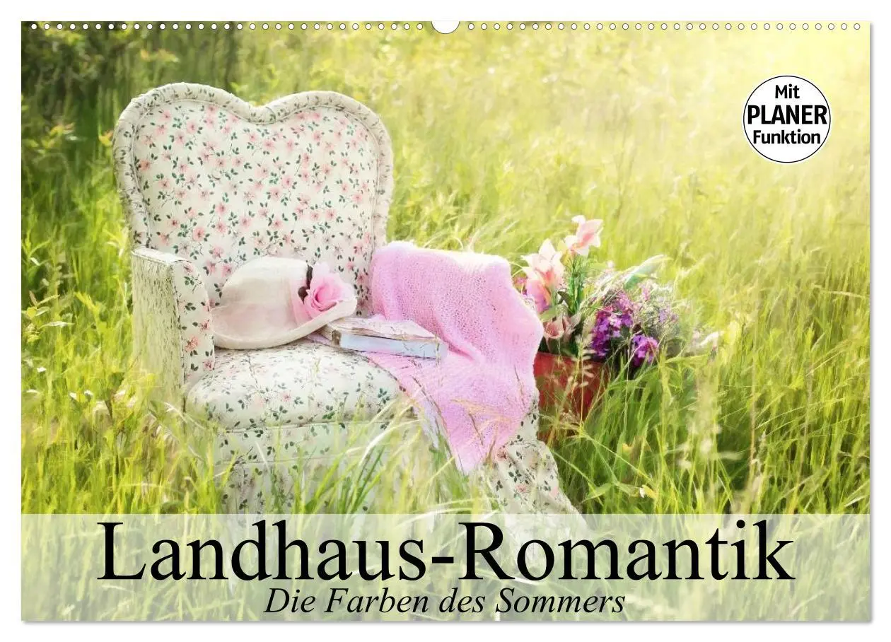 Cover: 9783516008623 | Landhaus-Romantik. Die Farben des Sommers (Wandkalender 2026 DIN A2...