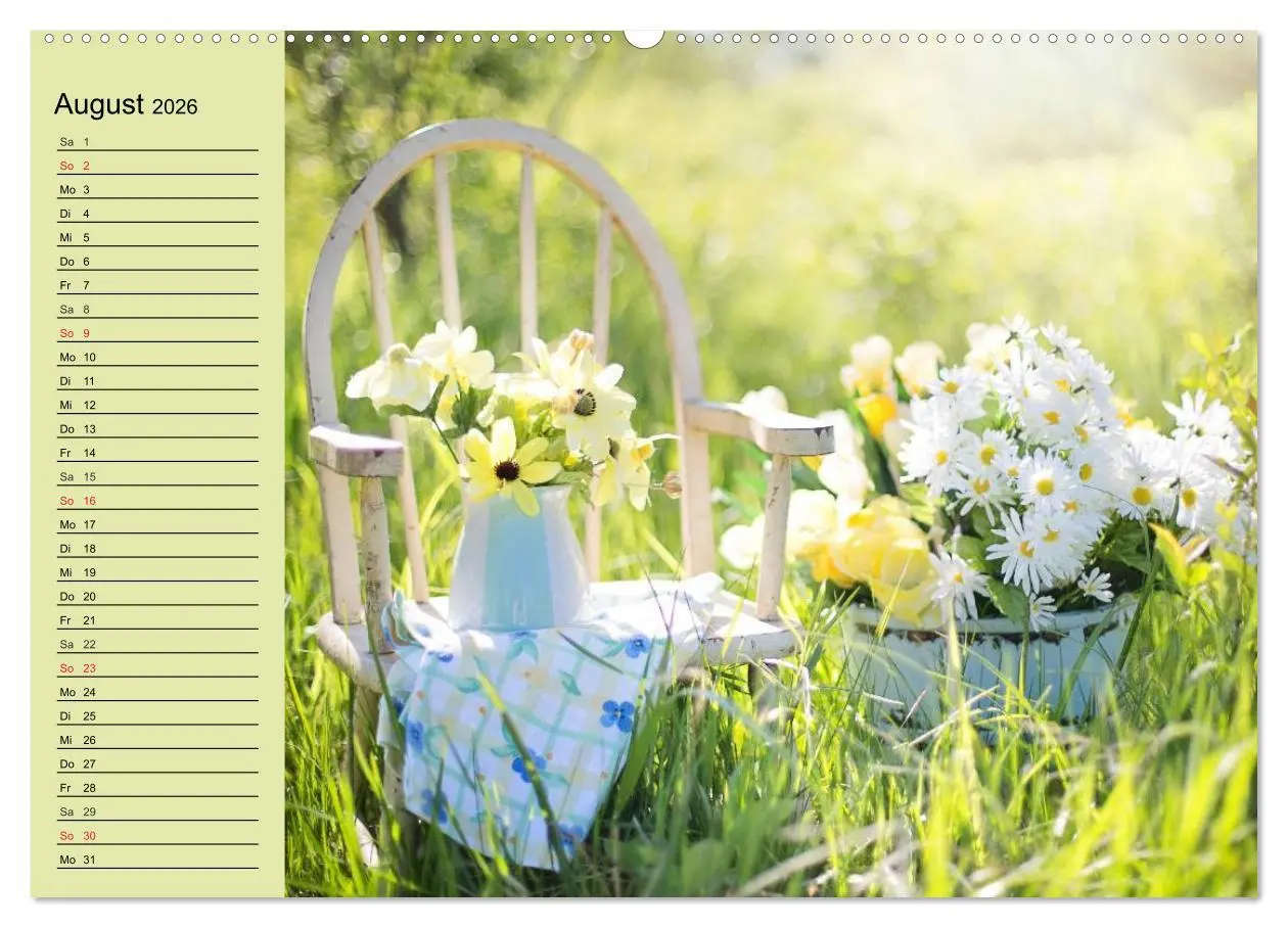 Bild: 9783516008623 | Landhaus-Romantik. Die Farben des Sommers (Wandkalender 2026 DIN A2...