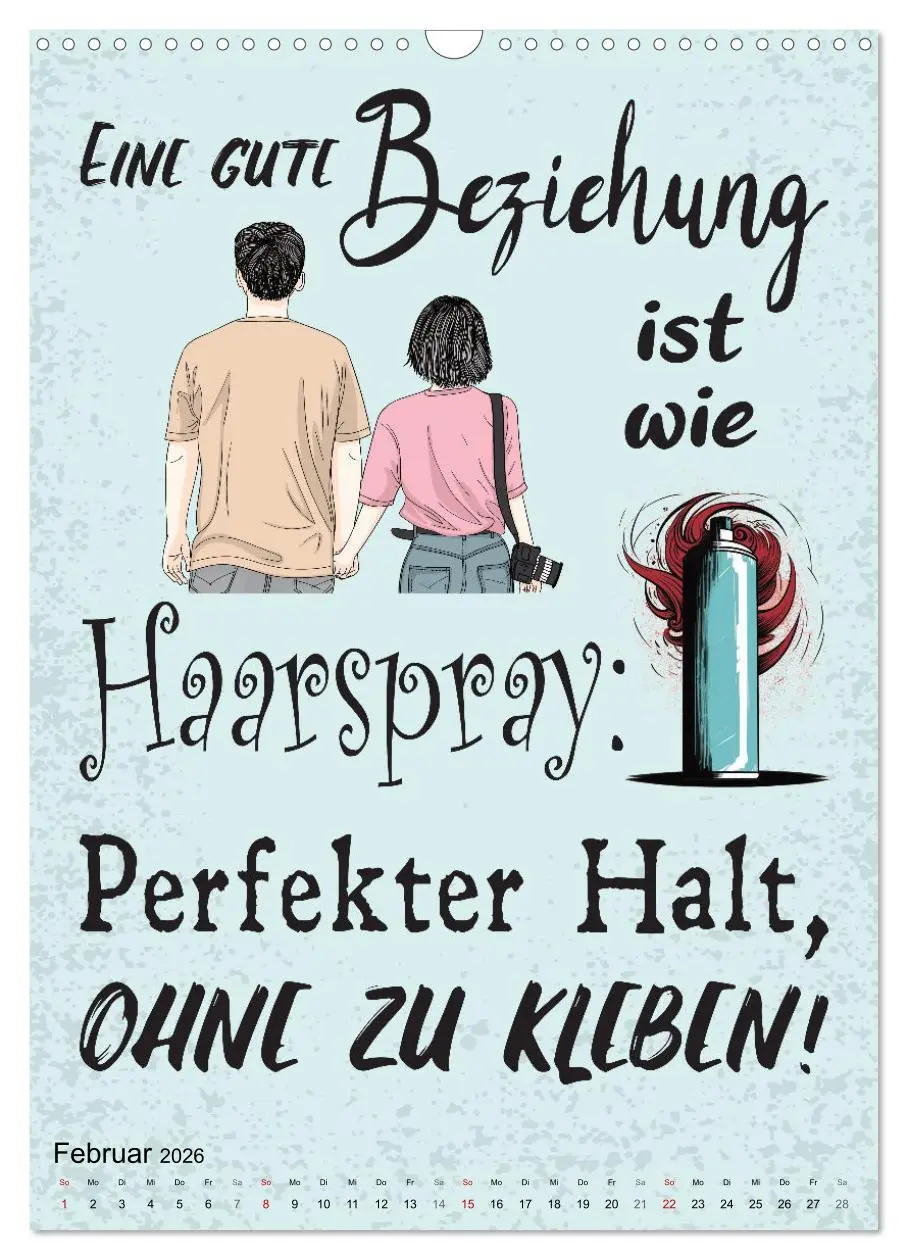 Bild: 9783516318623 | Haarige Friseursprüche (Wandkalender 2026 DIN A3 hoch), CALVENDO...