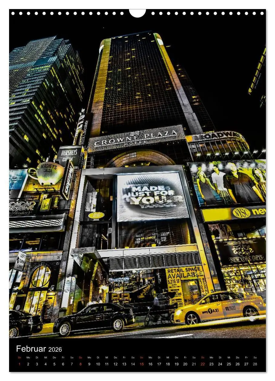 Bild: 9783516488623 | NEW YORK - street view (Wandkalender 2026 DIN A3 hoch), CALVENDO...