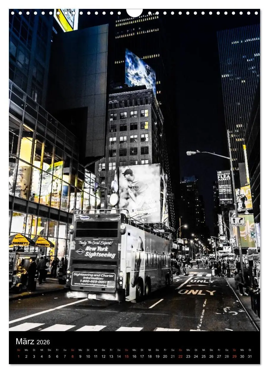 Bild: 9783516488623 | NEW YORK - street view (Wandkalender 2026 DIN A3 hoch), CALVENDO...