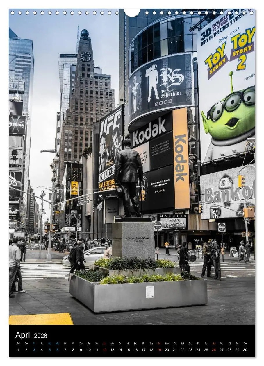 Bild: 9783516488623 | NEW YORK - street view (Wandkalender 2026 DIN A3 hoch), CALVENDO...