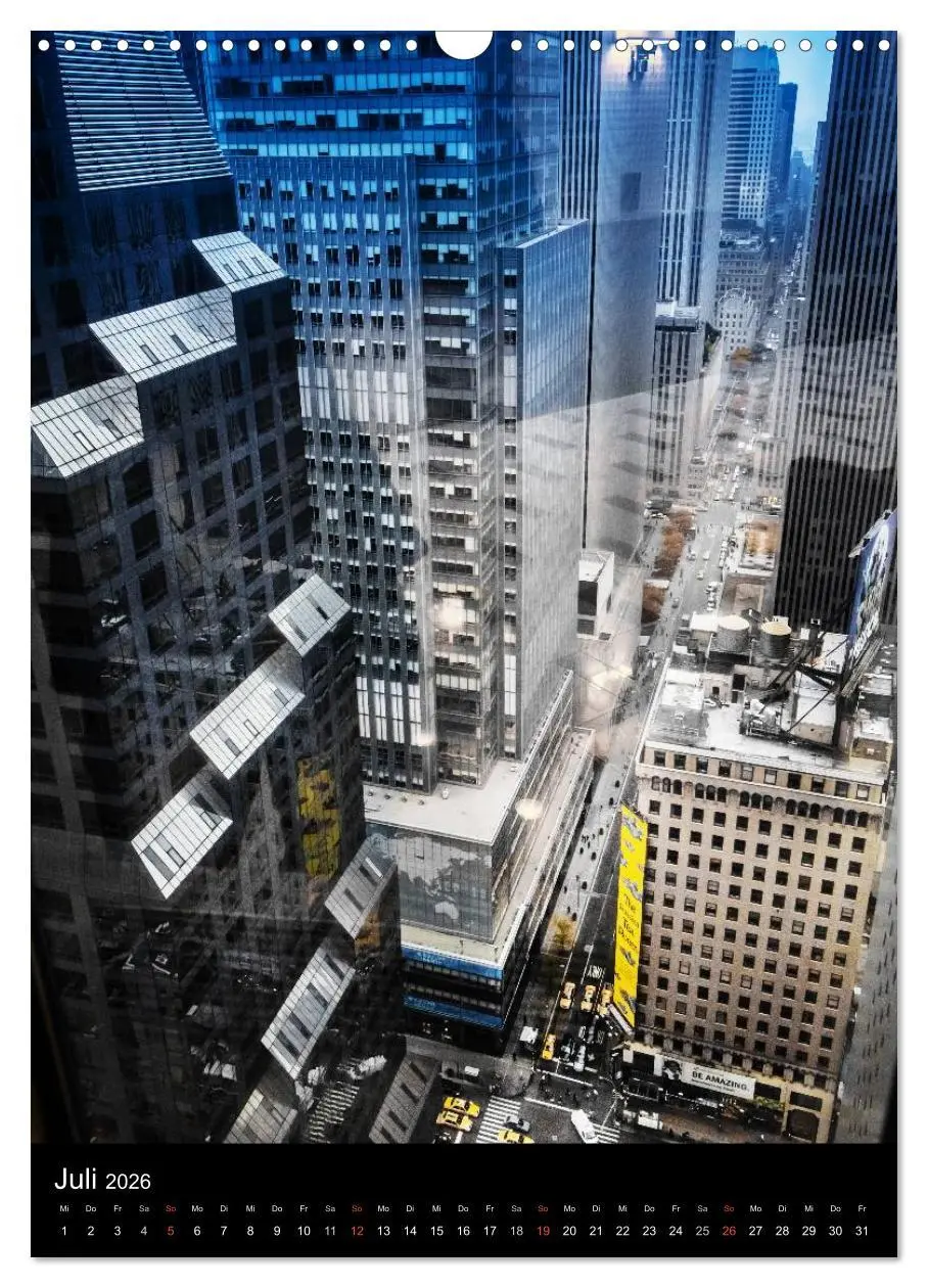 Bild: 9783516488623 | NEW YORK - street view (Wandkalender 2026 DIN A3 hoch), CALVENDO...