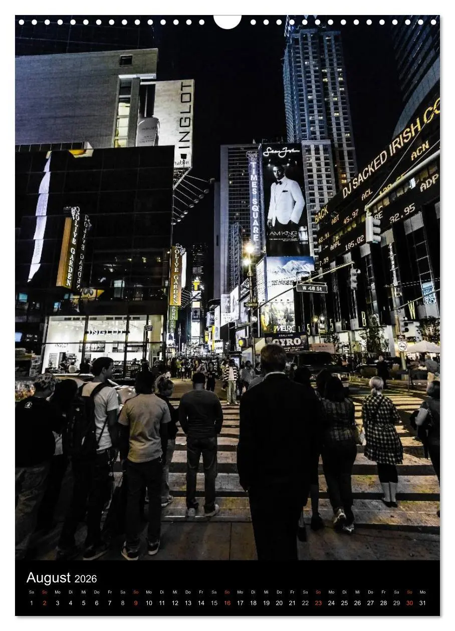 Bild: 9783516488623 | NEW YORK - street view (Wandkalender 2026 DIN A3 hoch), CALVENDO...