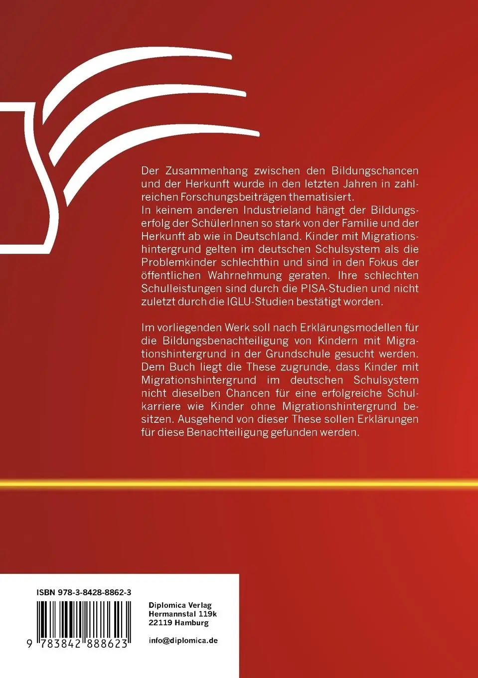 Rückseite: 9783842888623 | Grundschule und Migrationshintergrund: Erklärungen für den...