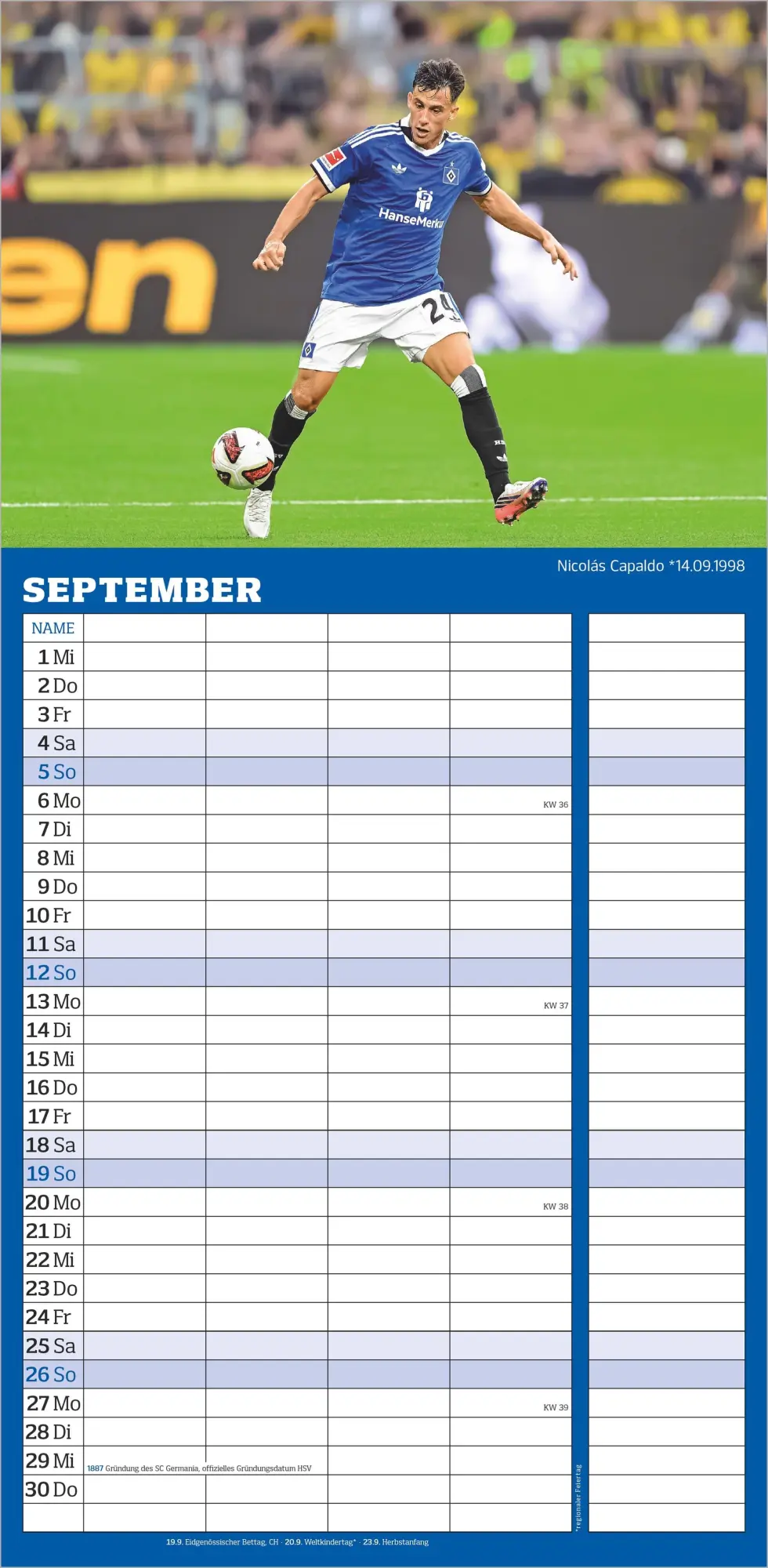 Bild: 4069095018723 | Hamburger SV 2027 | Neumann Verlage GmbH &amp; Co KG | Kalender | 14 S.