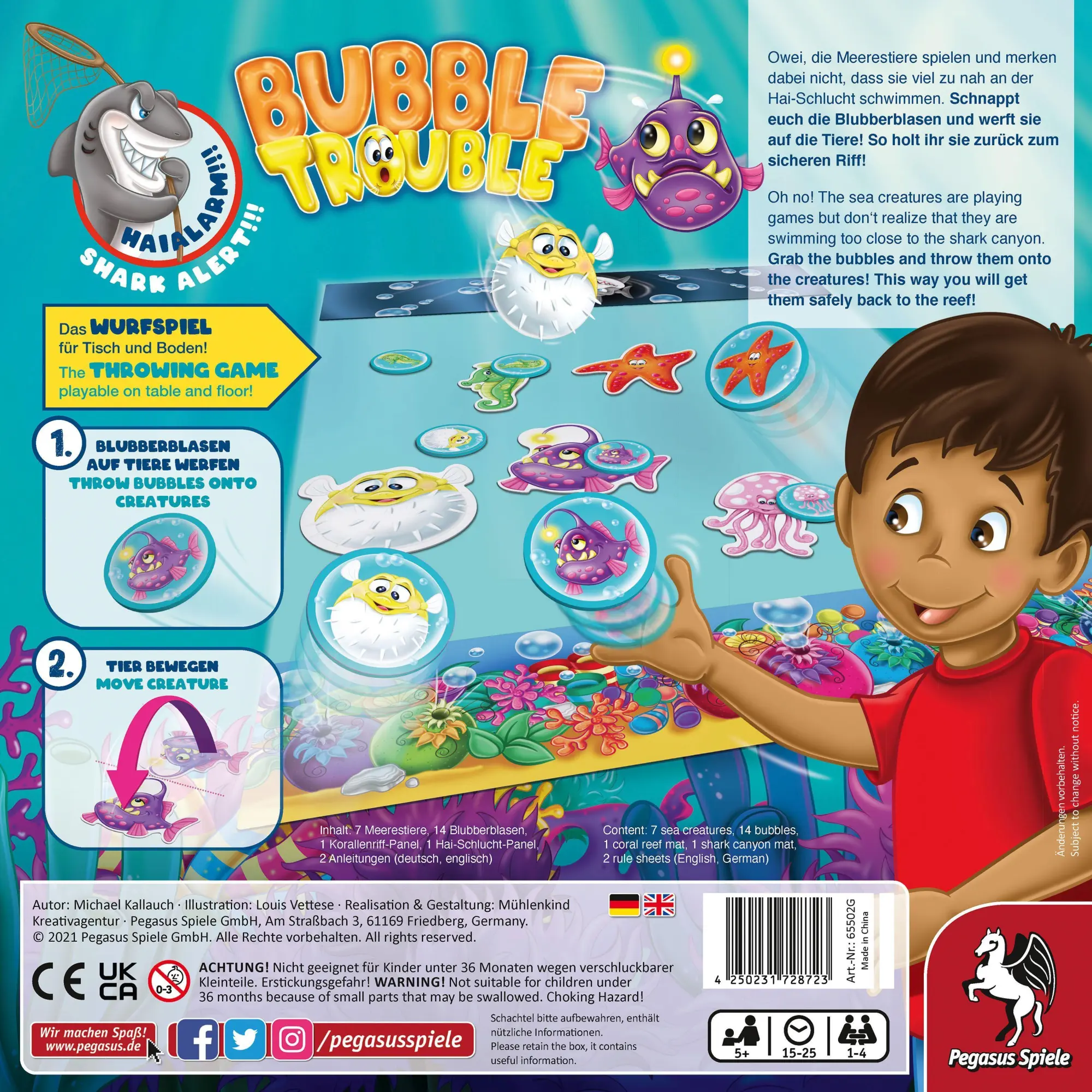 Bild: 4250231728723 | Bubble Trouble (deutsch/englisch) | Michael Kallauch | Spiel | 65502G