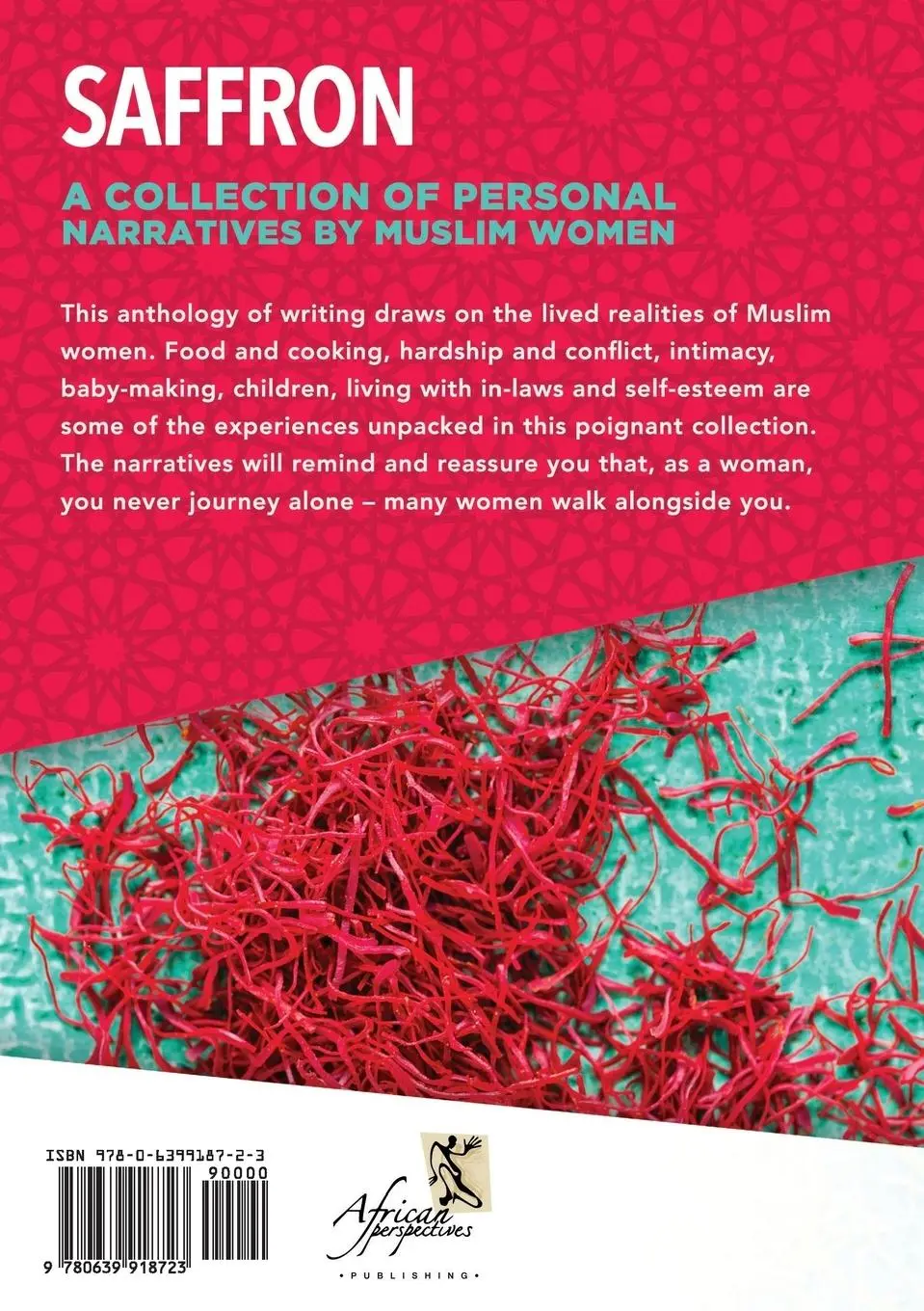 Rückseite: 9780639918723 | Saffron | A Collection of Personal Narratives by Muslim Women | Jina