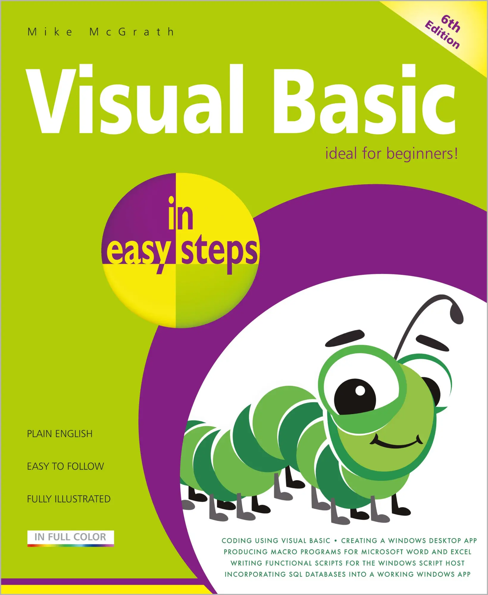Cover: 9781840788723 | Visual Basic in Easy Steps | Updated for Visual Basic 2019 | Mcgrath