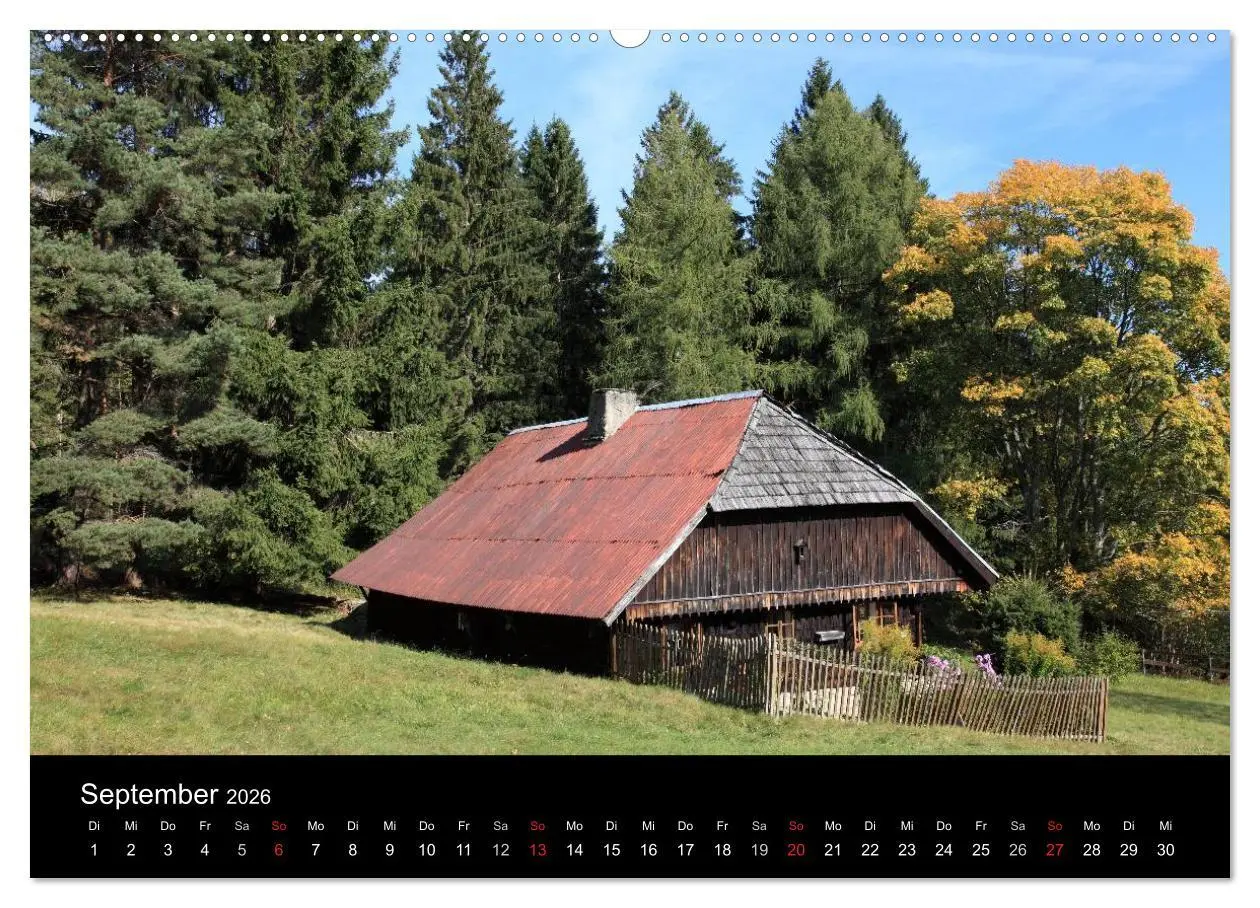 Bild: 9783516168723 | BÖHMERWALD, Tschechische Republik (Wandkalender 2026 DIN A2 quer),...