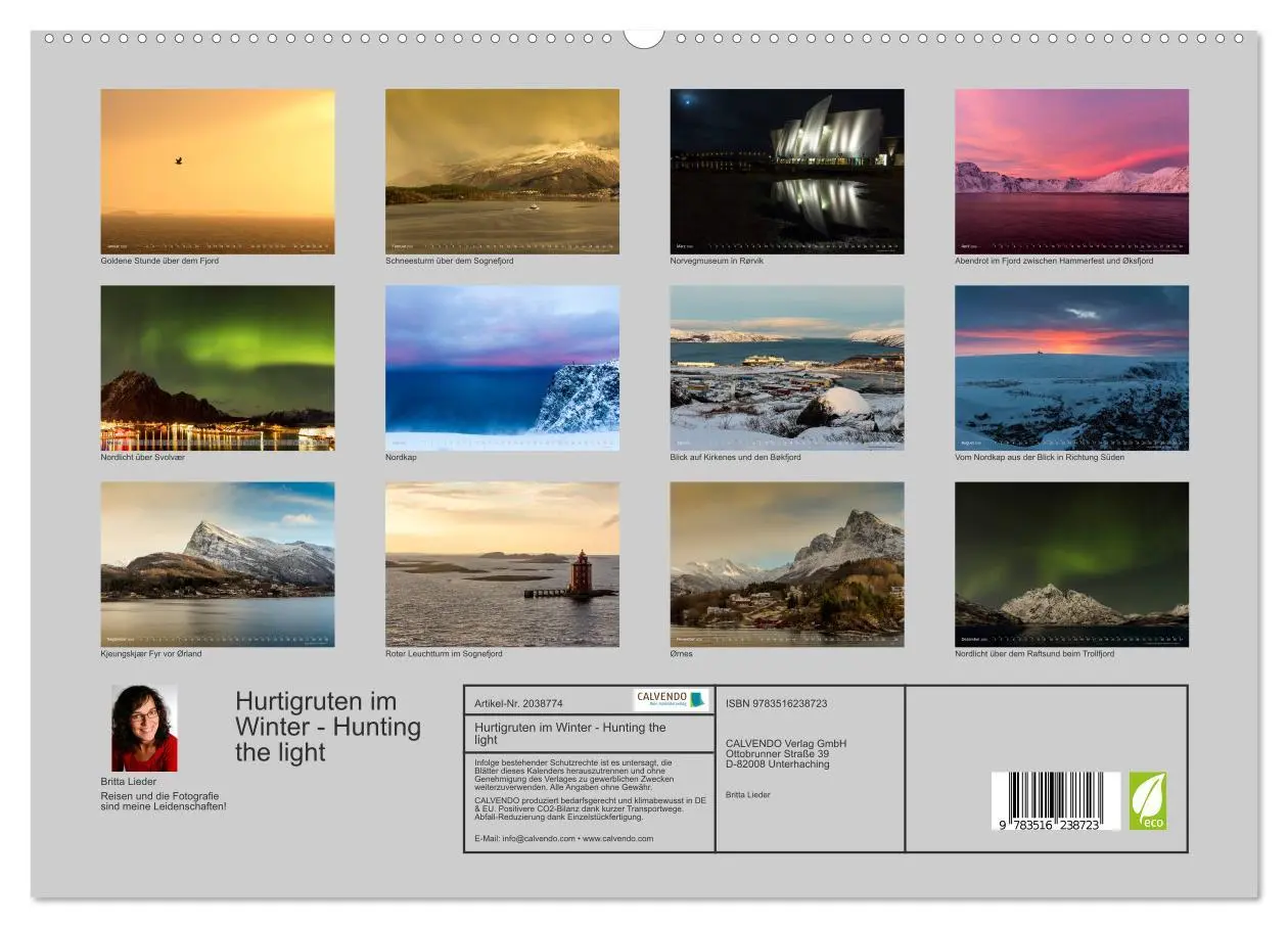 Bild: 9783516238723 | Hurtigruten im Winter - Hunting the light (hochwertiger Premium...