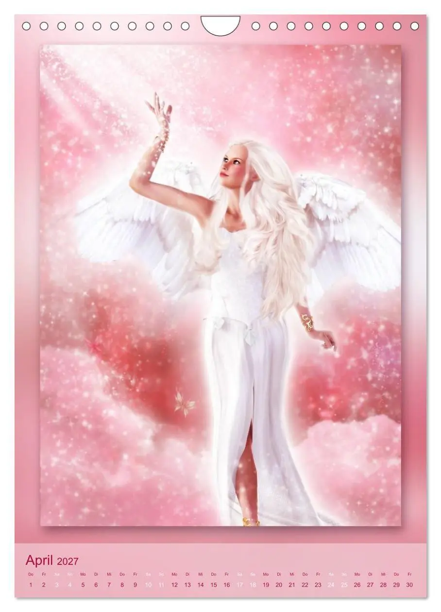 Bild: 9783594218723 | Engel - Kalender (Wandkalender 2027 DIN A4 hoch), CALVENDO...
