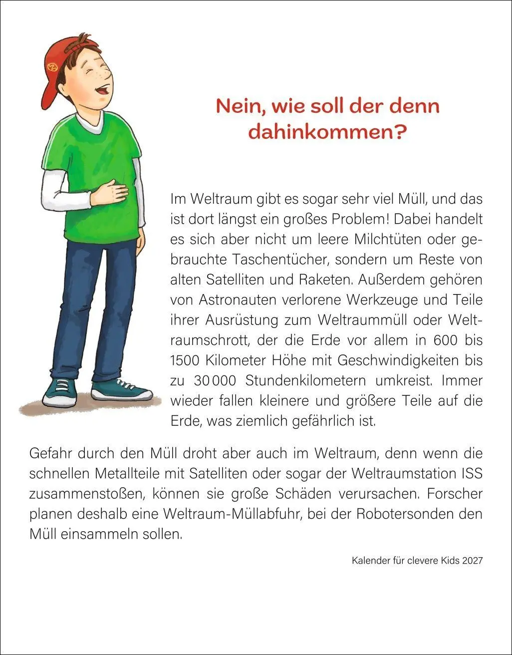 Bild: 9783840038723 | Kalender für clevere Kids Tagesabreißkalender 2027 | Artel (u. a.)