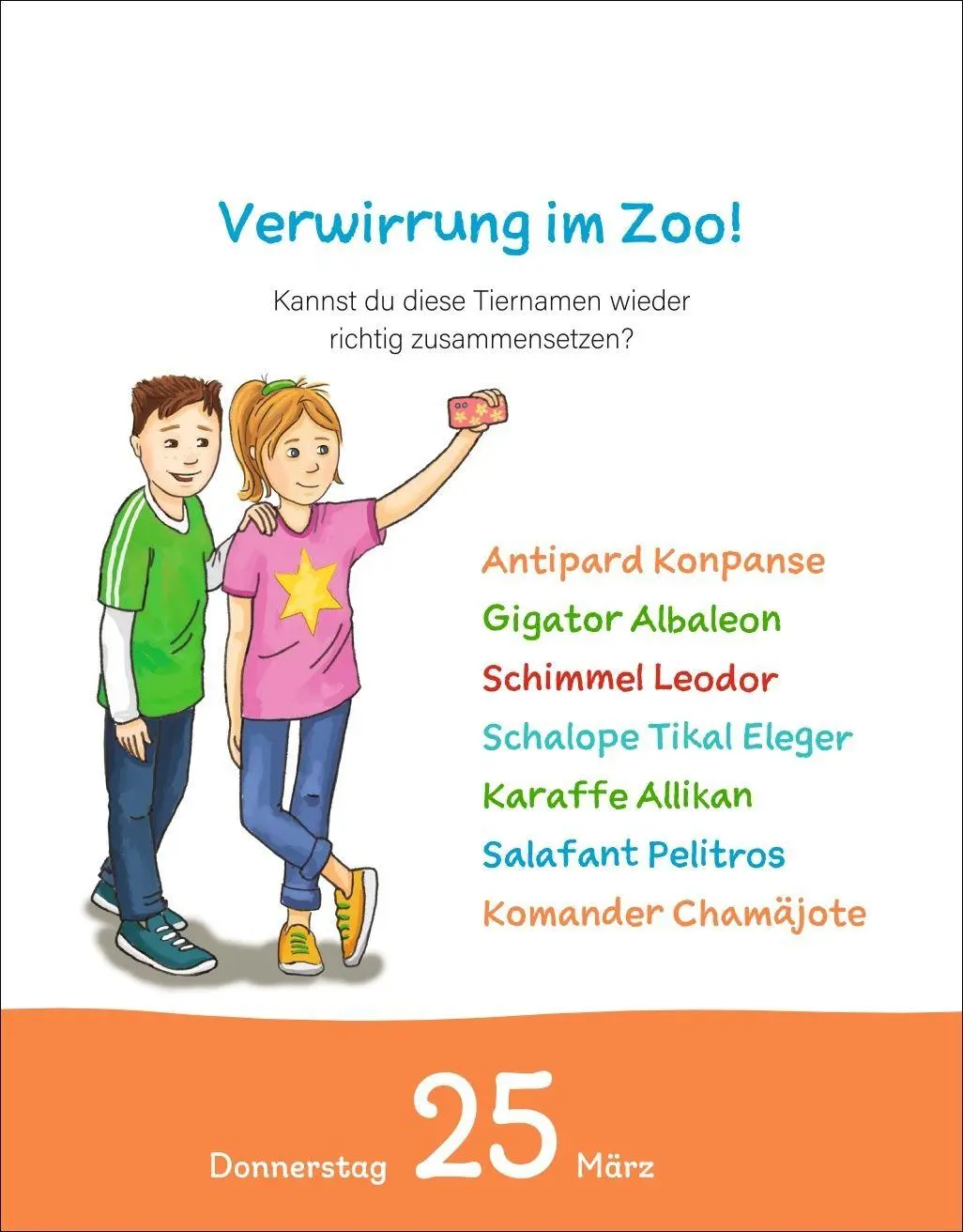Bild: 9783840038723 | Kalender für clevere Kids Tagesabreißkalender 2027 | Artel (u. a.)