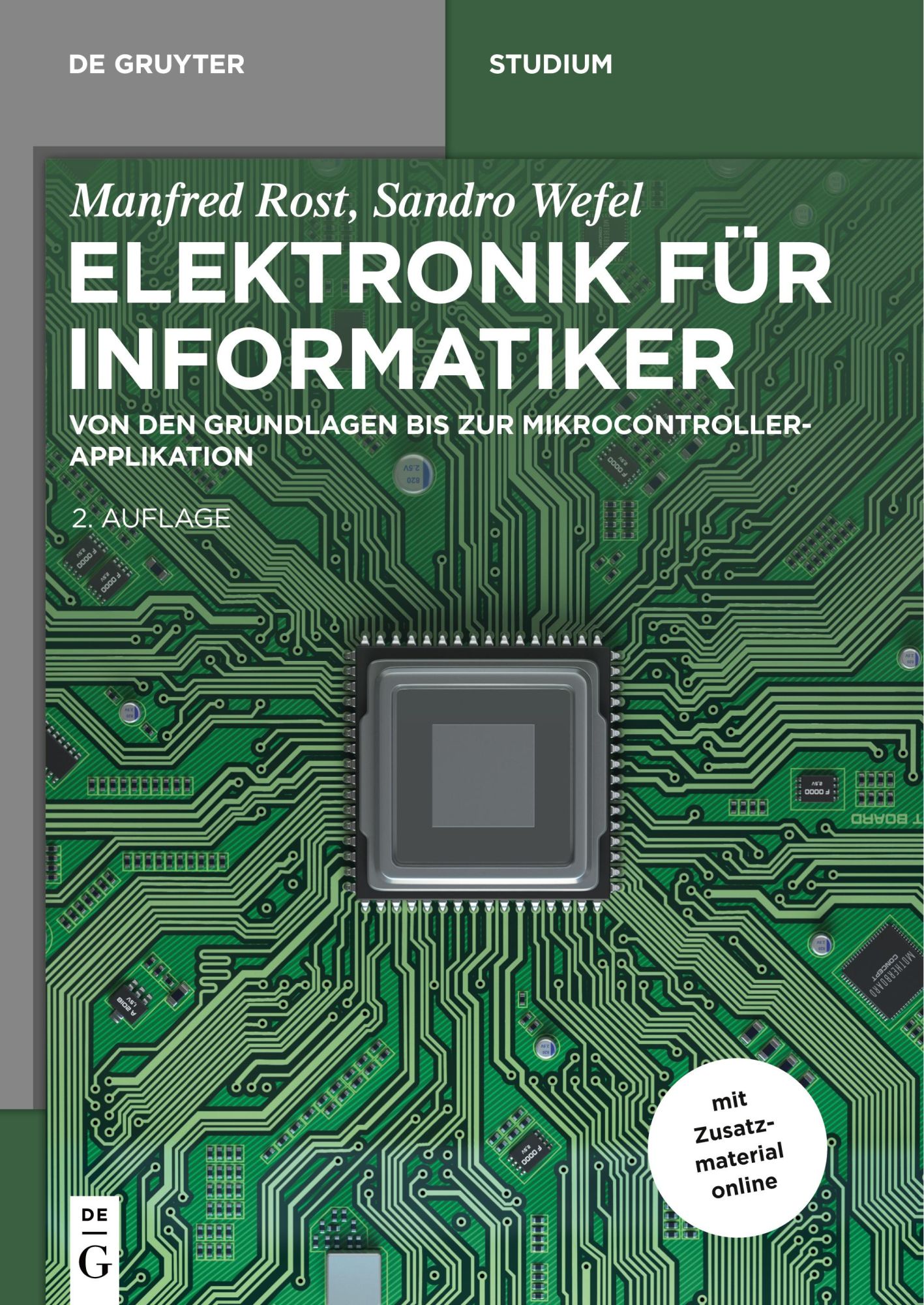 Cover: 9783110608823 | Elektronik für Informatiker | Sandro Wefel (u. a.) | Taschenbuch | XI