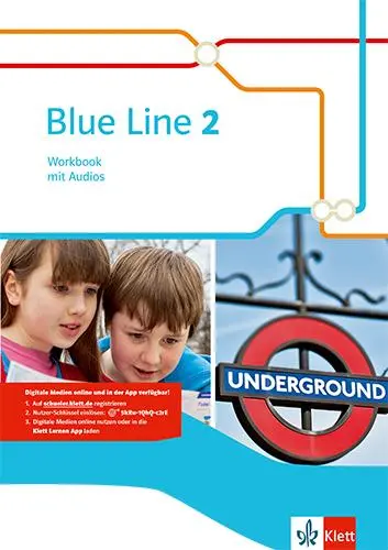 Cover: 9783125488823 | Blue Line 2. Workbook mit Audios | Frank Haß | Bundle | 1 Broschüre