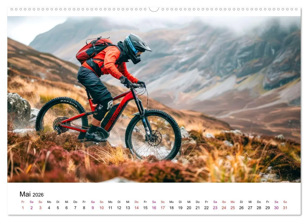 Bild: 9783457378823 | E-Bike einfach cool (Wandkalender 2026 DIN A2 quer), CALVENDO...