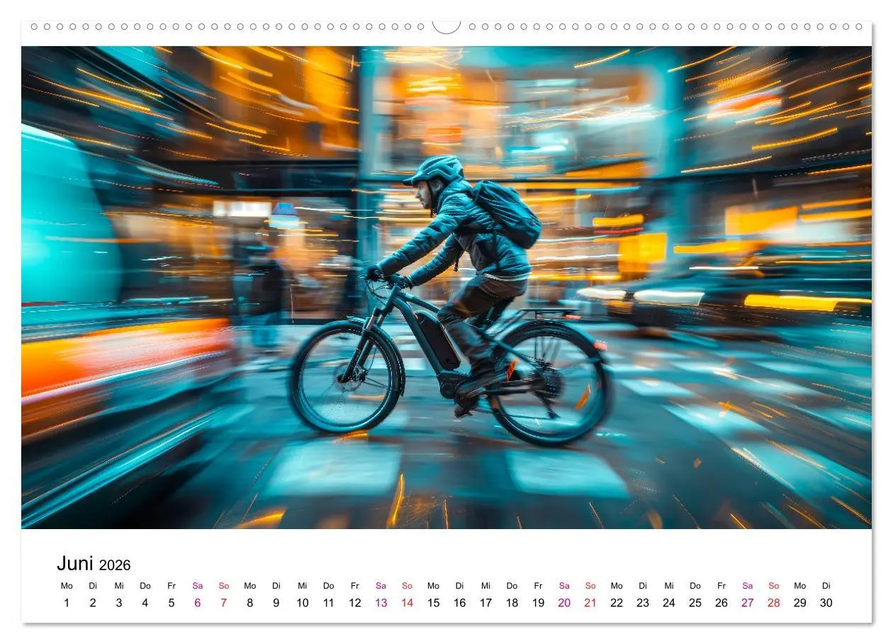 Bild: 9783457378823 | E-Bike einfach cool (Wandkalender 2026 DIN A2 quer), CALVENDO...