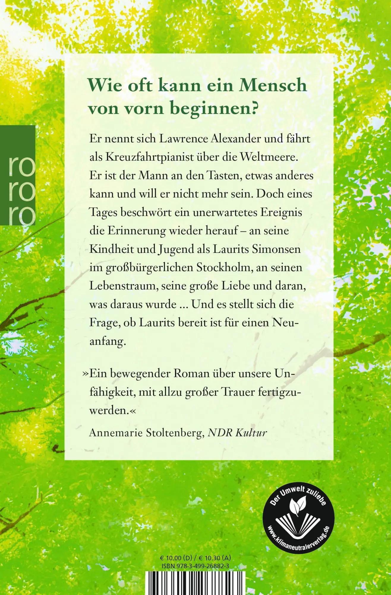 Rückseite: 9783499268823 | Der Grund | Anne von Canal | Taschenbuch | 272 S. | Deutsch | 2016