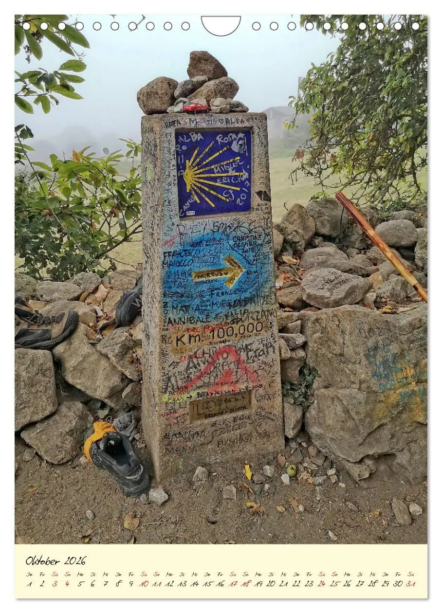 Bild: 9783516398823 | Buen Camino - Auf dem Jakobsweg - Camino Francés (Wandkalender 2026...