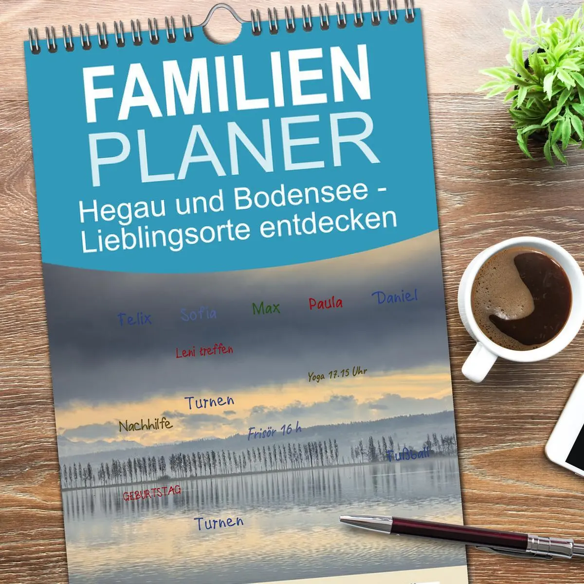 Bild: 9783516608823 | Familienplaner 2026 - Hegau und Bodensee - Lieblingsorte entdecken...