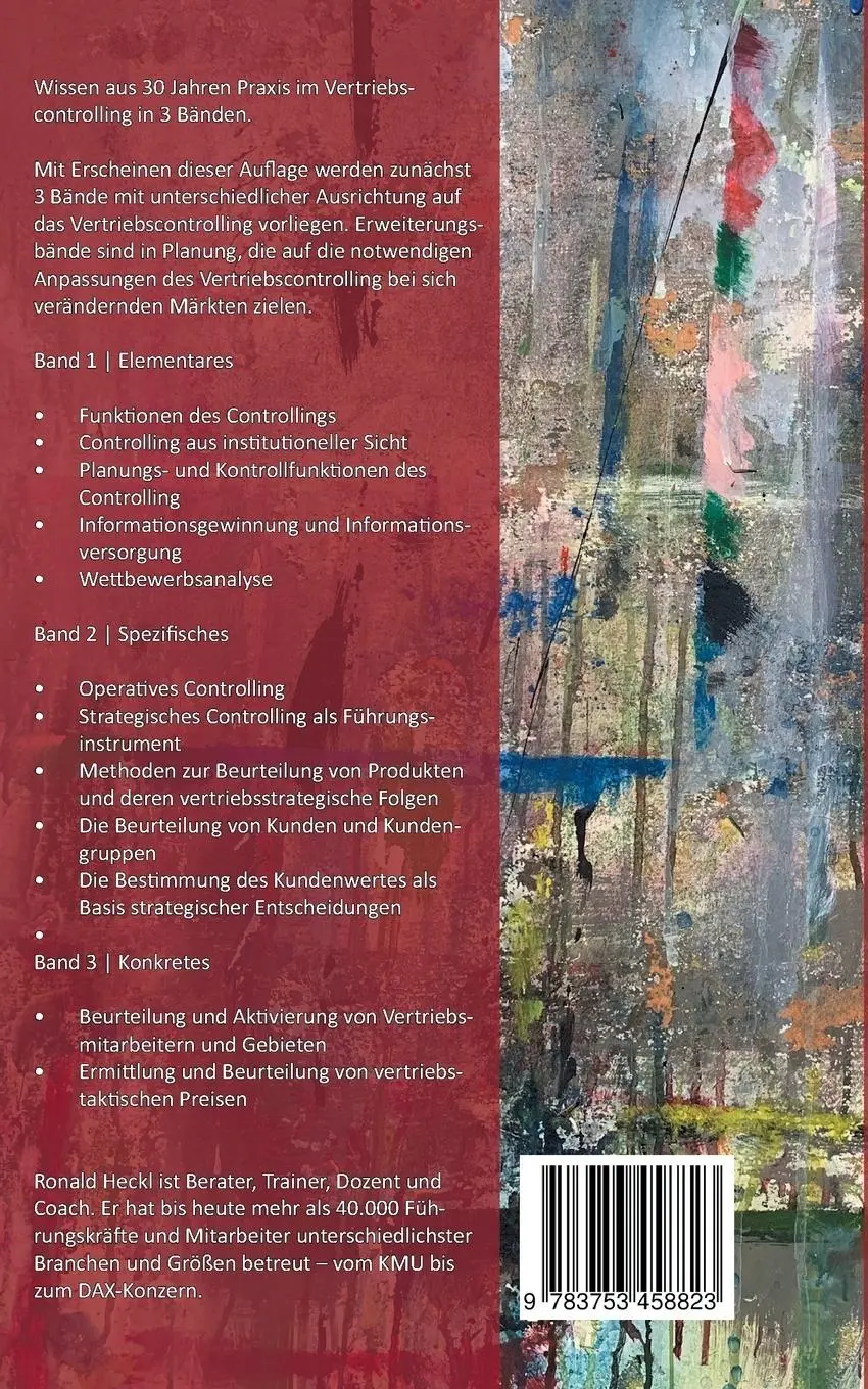 Rückseite: 9783753458823 | Vertriebscontrolling 4.1 | Band 2 Spezifisches | Ronald Heckl | Buch