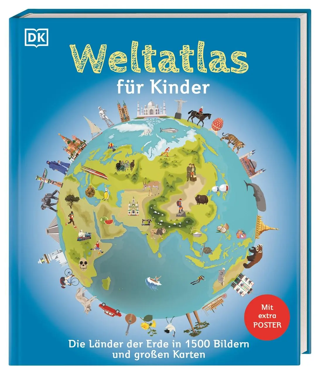 Cover: 9783831048823 | Weltatlas für Kinder | DK Verlag - Kids | Buch | mit Poster | 128 S.
