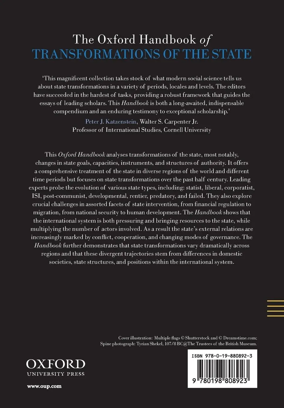 Rückseite: 9780198808923 | The Oxford Handbook of Transformations of the State | Taschenbuch