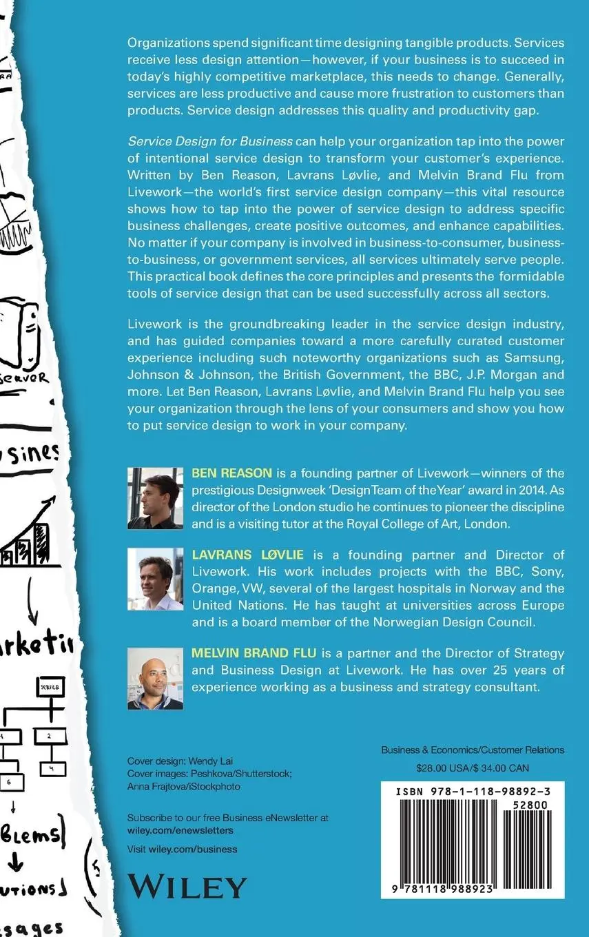 Rückseite: 9781118988923 | Service Design for Business | Ben Reason (u. a.) | Buch | 208 S.
