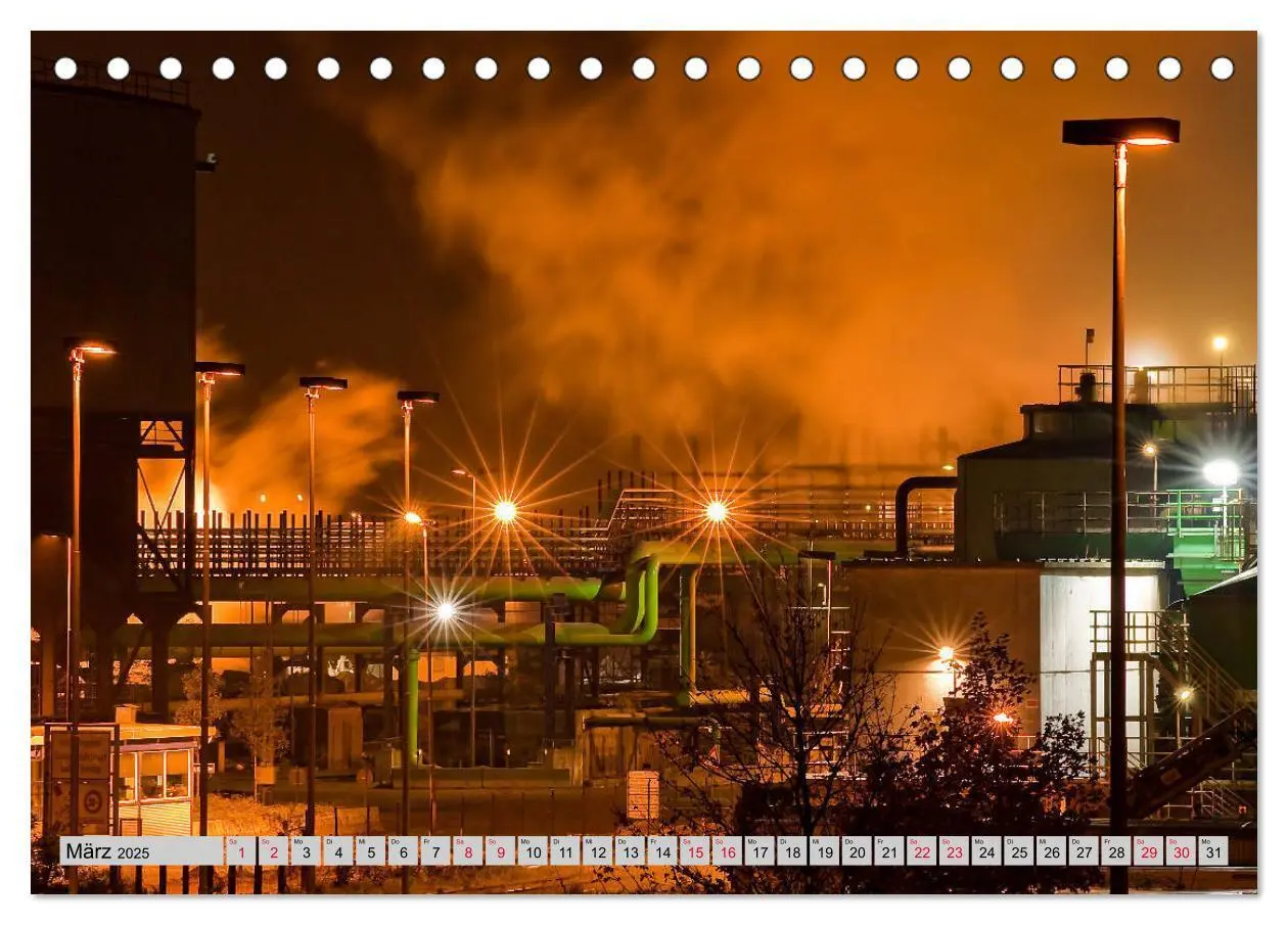 Bild: 9783435418923 | Es wird Nacht in Duisburg (Tischkalender 2025 DIN A5 quer),...