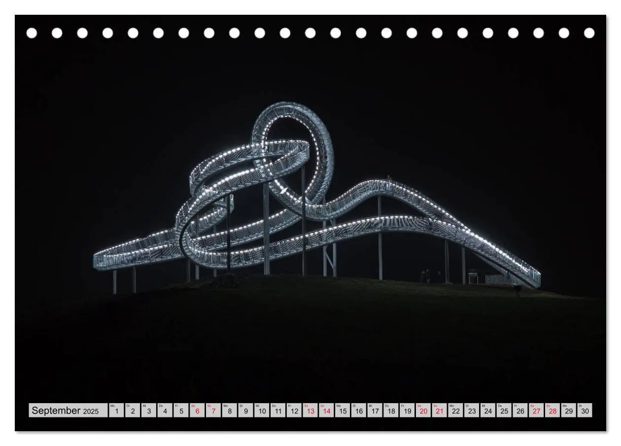 Bild: 9783435418923 | Es wird Nacht in Duisburg (Tischkalender 2025 DIN A5 quer),...
