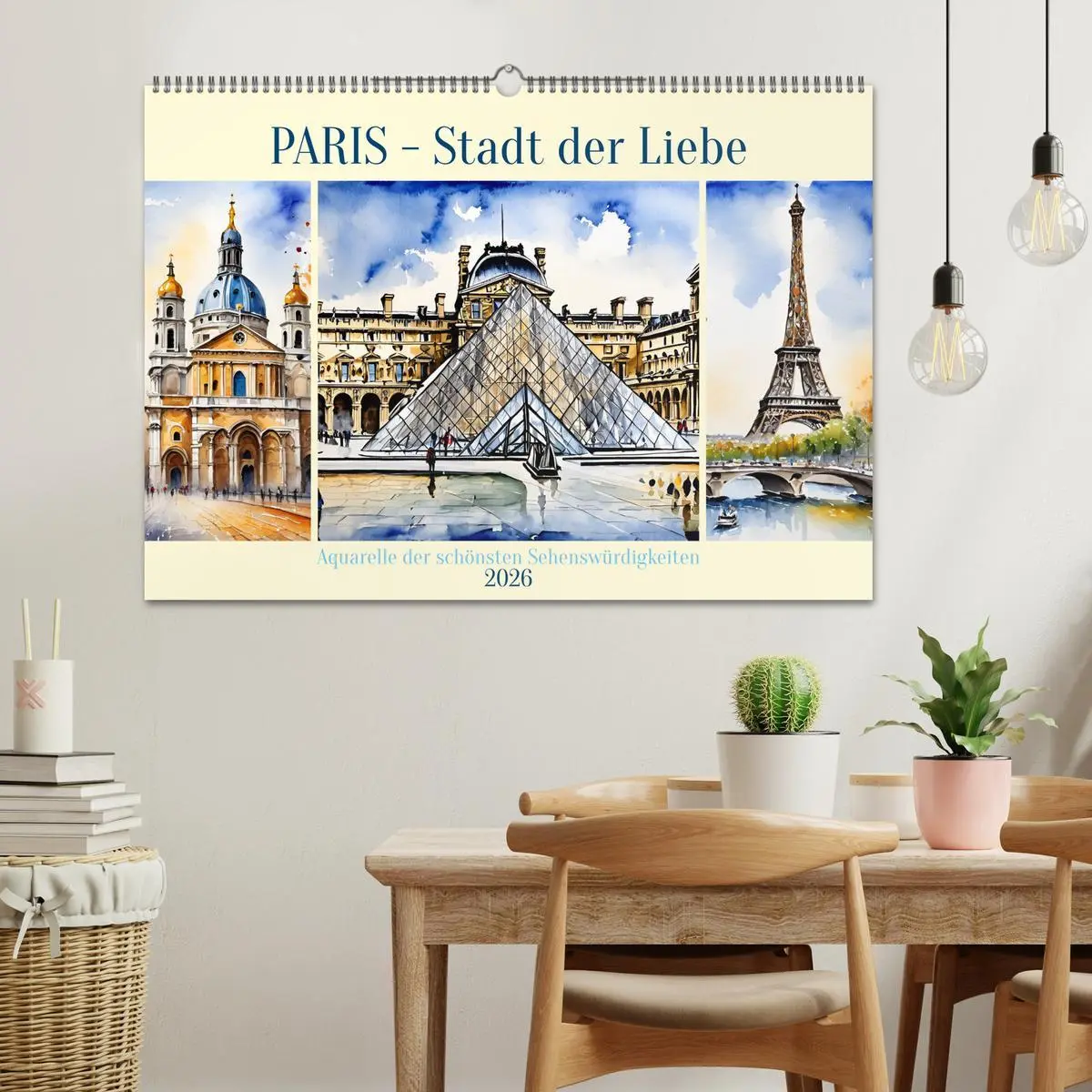 Bild: 9783457368923 | Paris - Stadt der Liebe (Wandkalender 2026 DIN A2 quer), CALVENDO...