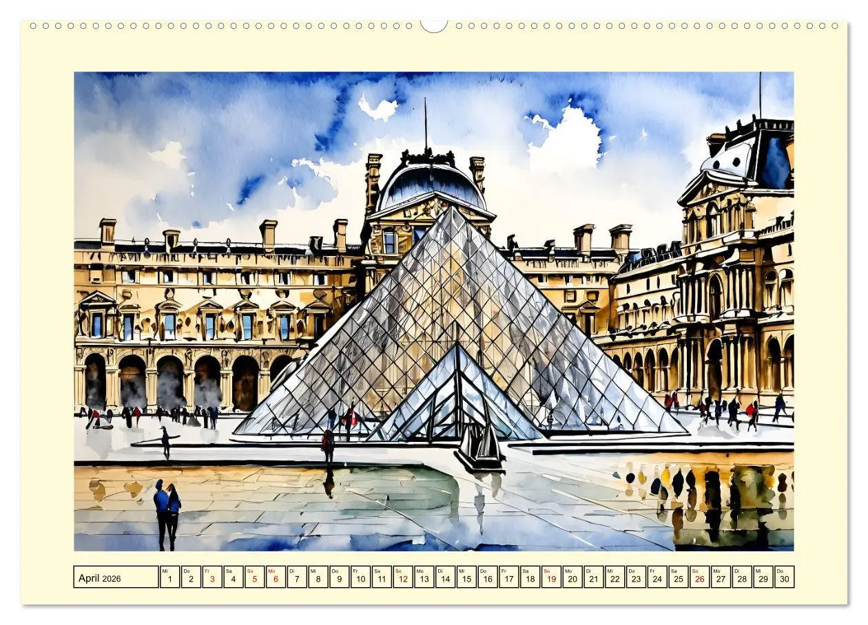 Bild: 9783457368923 | Paris - Stadt der Liebe (Wandkalender 2026 DIN A2 quer), CALVENDO...