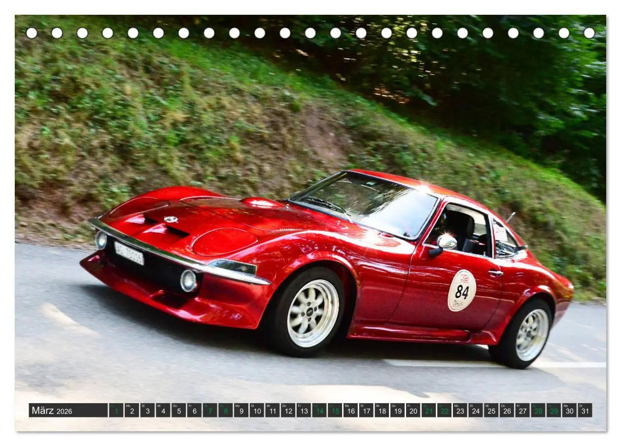 Bild: 9783457748923 | OLDTIMER BERGRENNEN - OPEL AM START (Tischkalender 2026 DIN A5...