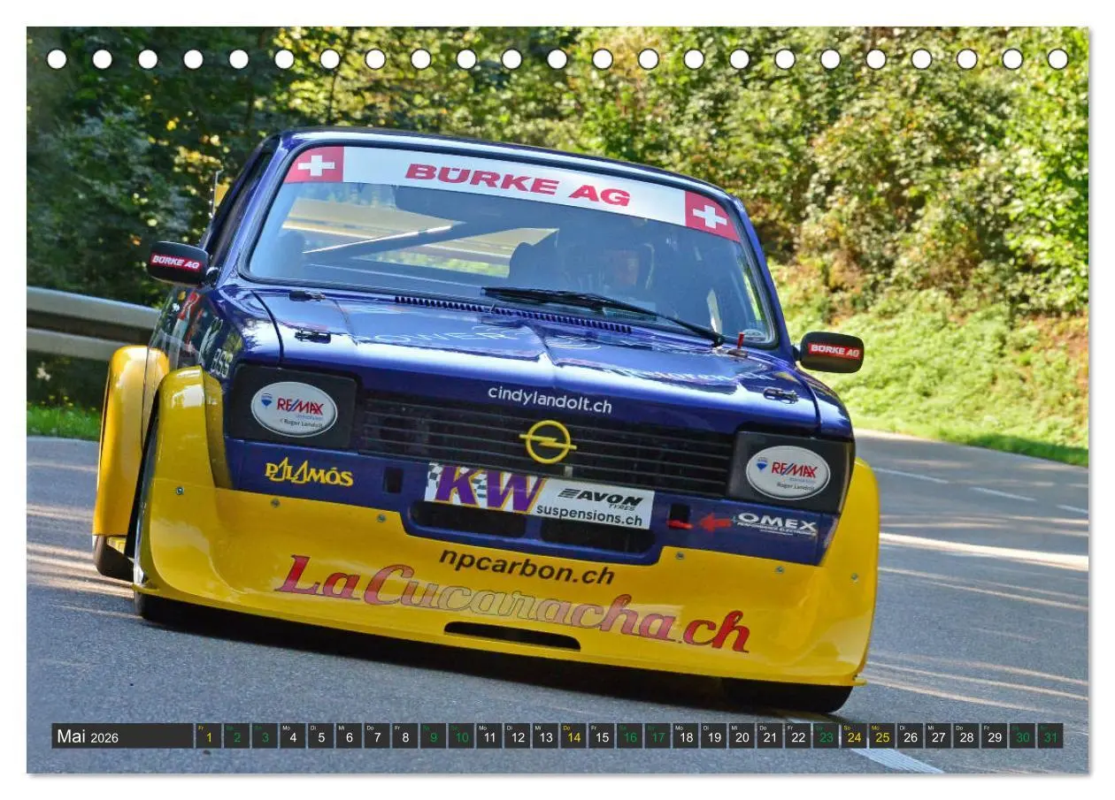 Bild: 9783457748923 | OLDTIMER BERGRENNEN - OPEL AM START (Tischkalender 2026 DIN A5...