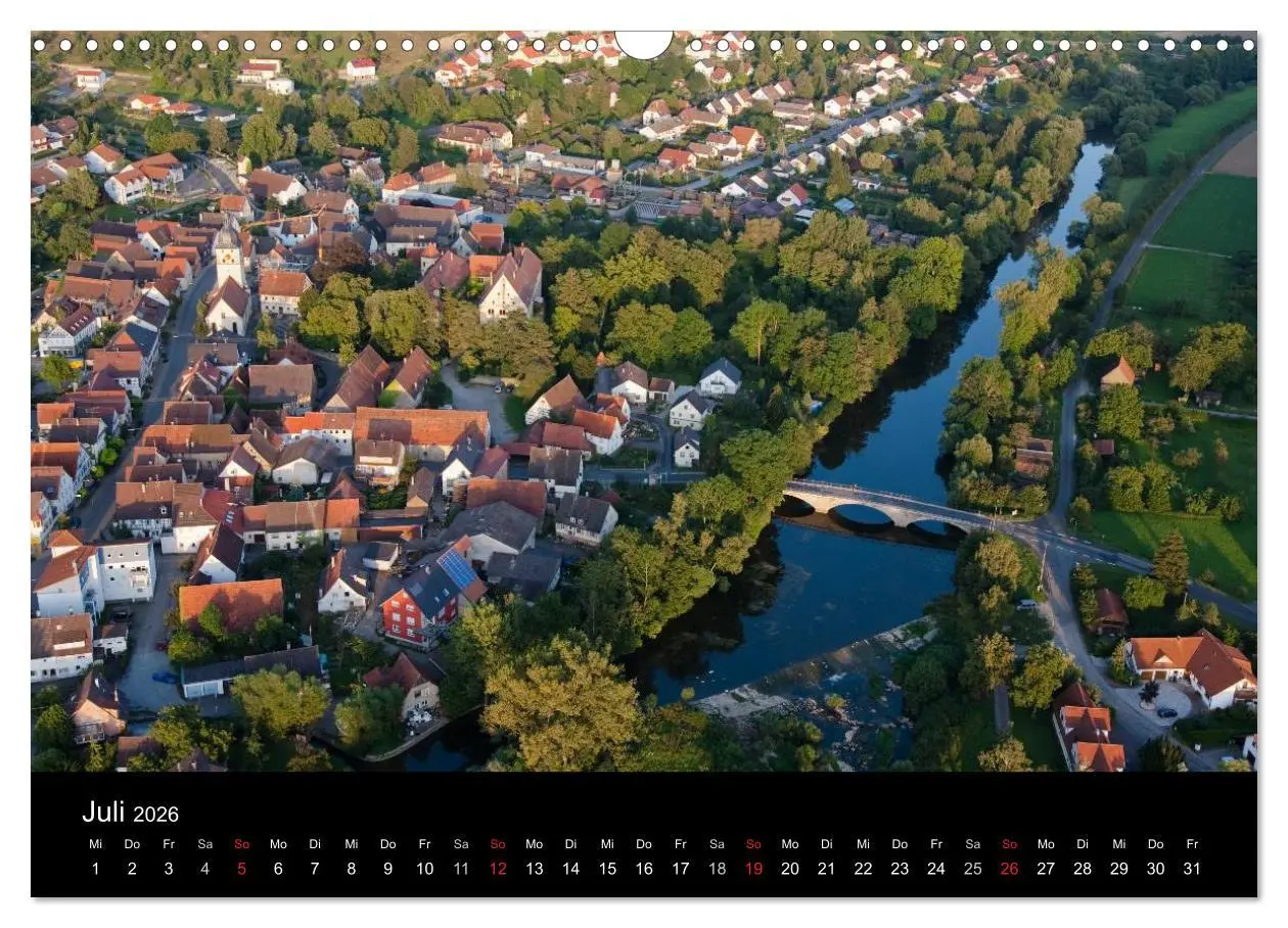 Bild: 9783516078923 | Hohenlohe von oben (Wandkalender 2026 DIN A3 quer), CALVENDO...