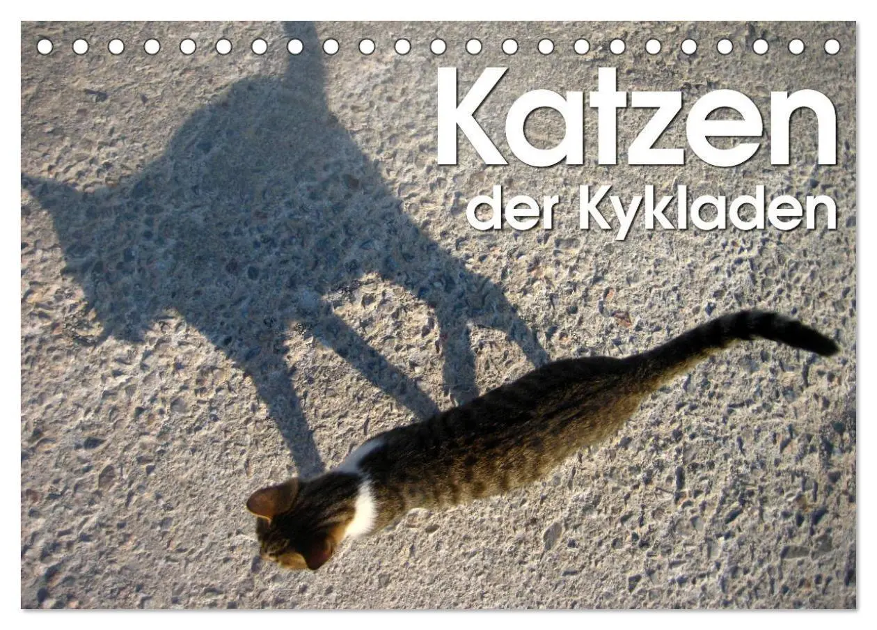 Cover: 9783516148923 | Katzen der Kykladen (Tischkalender 2026 DIN A5 quer), CALVENDO...