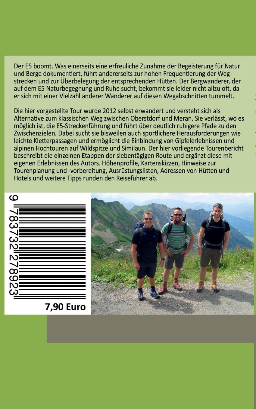 Rückseite: 9783732278923 | Alpenüberquerung Oberstdorf - Meran | André Dückers | Taschenbuch