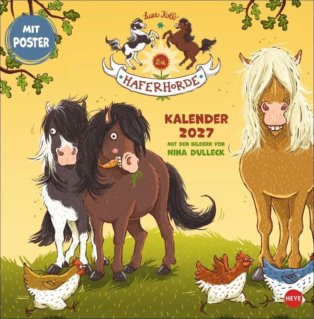 Cover: 9783756418923 | Haferhorde Broschurkalender 2027 | Suza Kolb | Kalender | 28 S. | 2027
