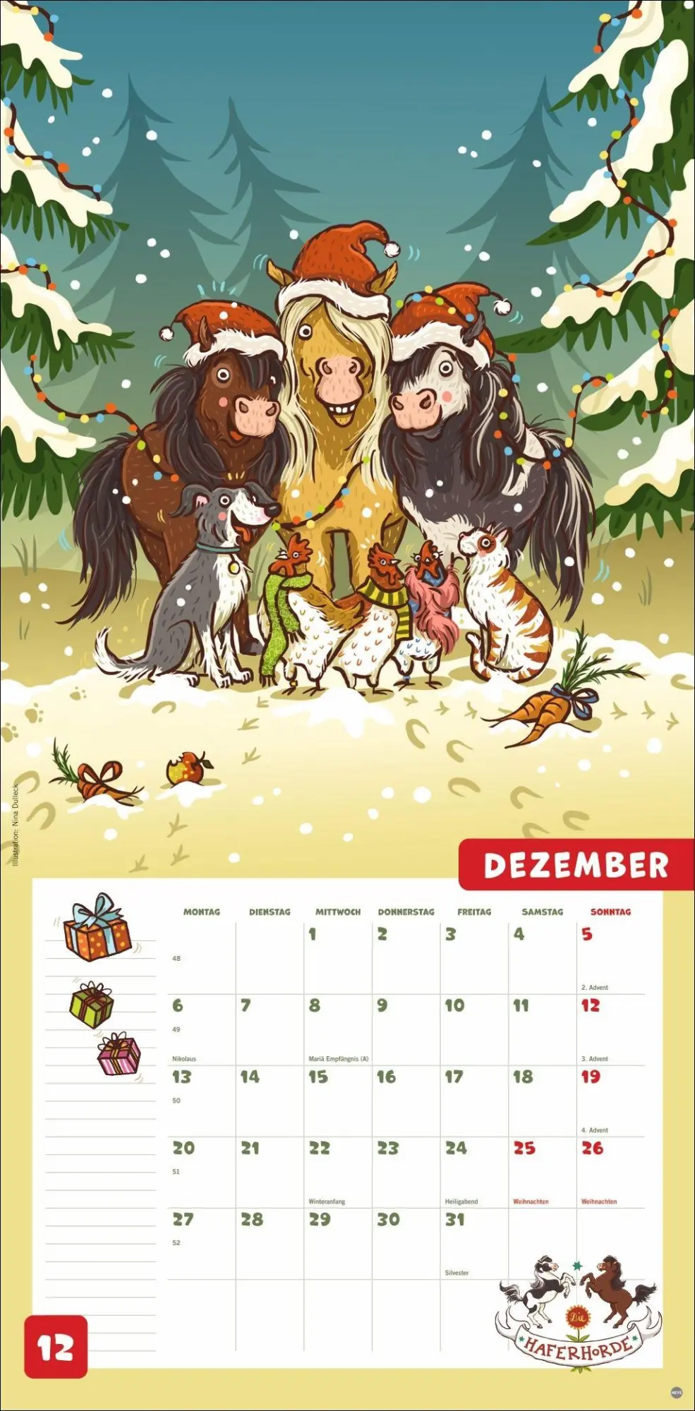 Bild: 9783756418923 | Haferhorde Broschurkalender 2027 | Suza Kolb | Kalender | 28 S. | 2027
