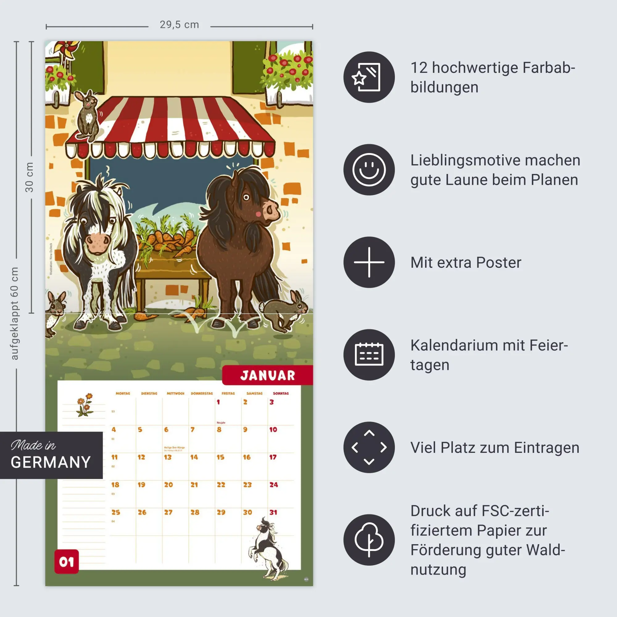 Bild: 9783756418923 | Haferhorde Broschurkalender 2027 | Suza Kolb | Kalender | 28 S. | 2027