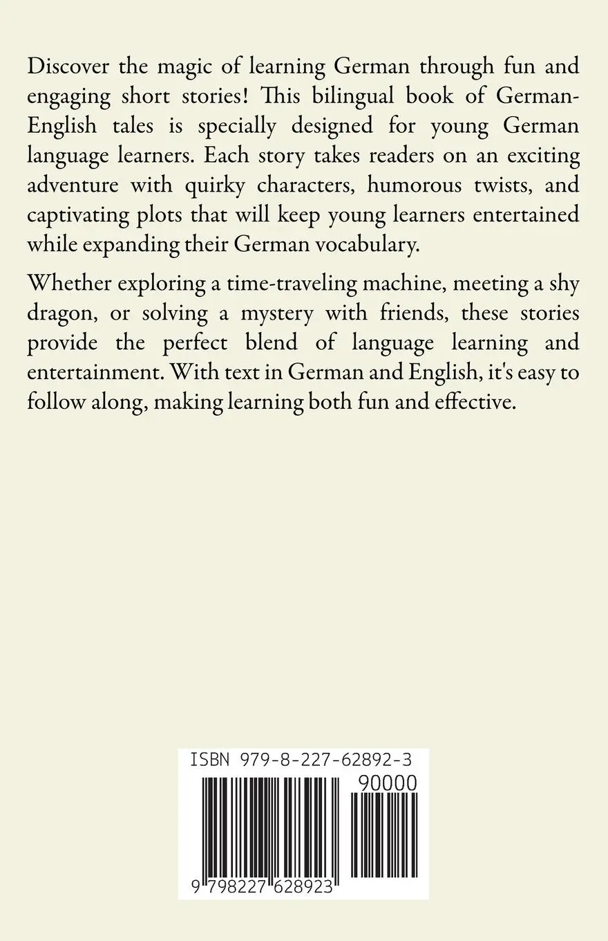 Rückseite: 9798227628923 | The Incredible Mr. Zwirbel And Other Bilingual German-English...