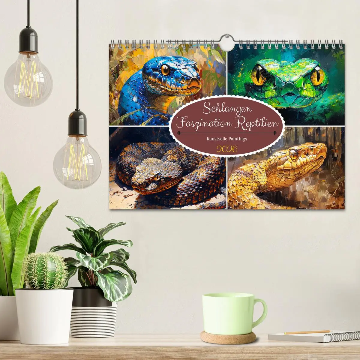 Bild: 9783457329023 | Schlangen. Faszination Reptilien. Kunstvolle Paintings...