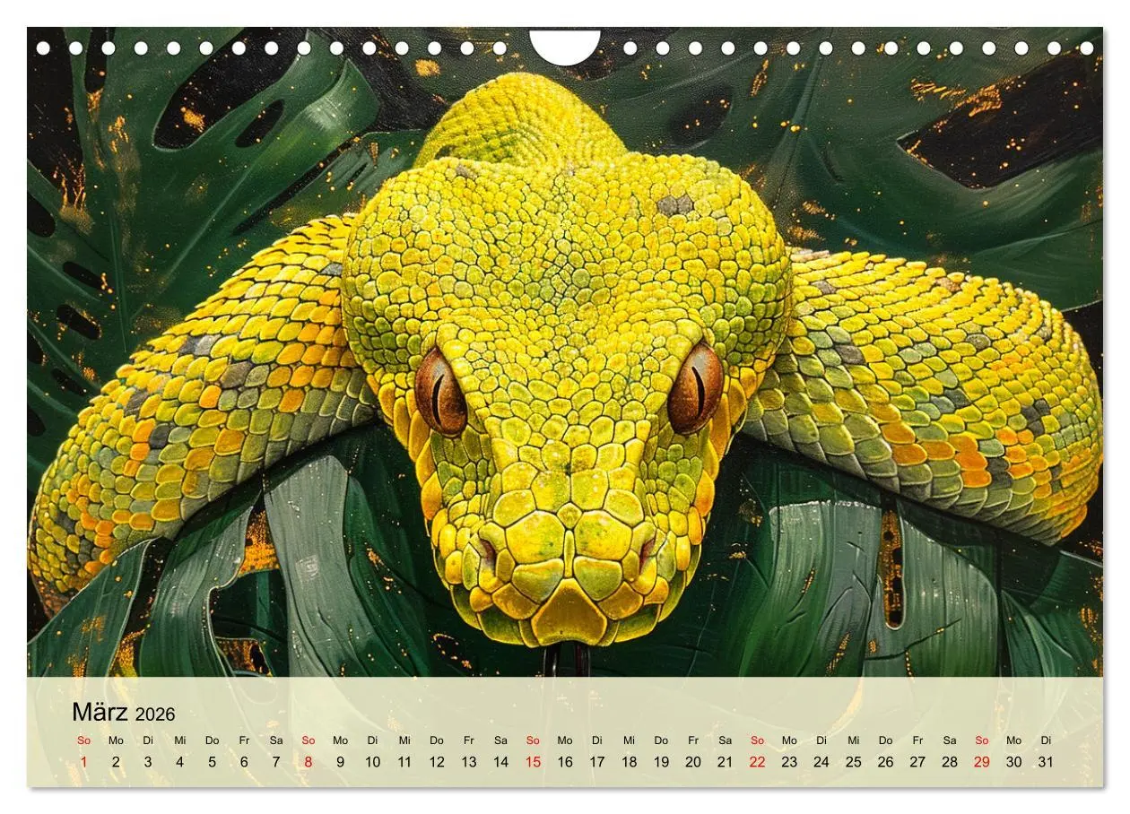 Bild: 9783457329023 | Schlangen. Faszination Reptilien. Kunstvolle Paintings...