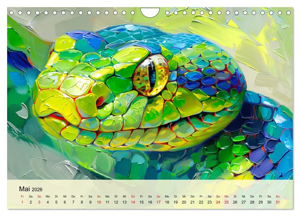 Bild: 9783457329023 | Schlangen. Faszination Reptilien. Kunstvolle Paintings...