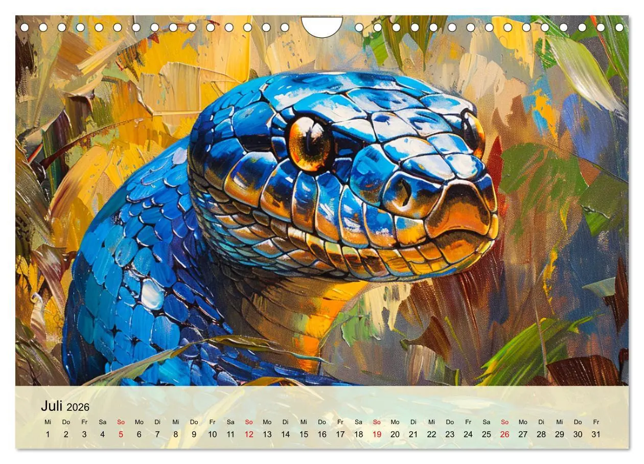 Bild: 9783457329023 | Schlangen. Faszination Reptilien. Kunstvolle Paintings...