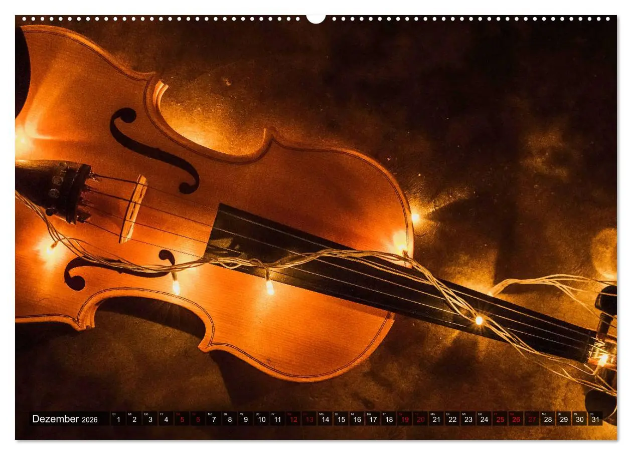 Bild: 9783457709023 | Geige - Magie der Klänge (hochwertiger Premium Wandkalender 2026...