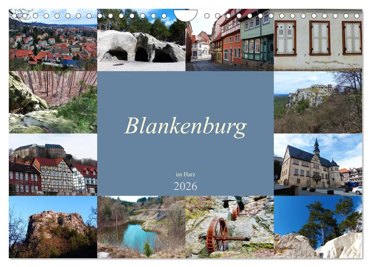 Cover: 9783457949023 | Blankenburg im Harz (Wandkalender 2026 DIN A4 quer), CALVENDO...