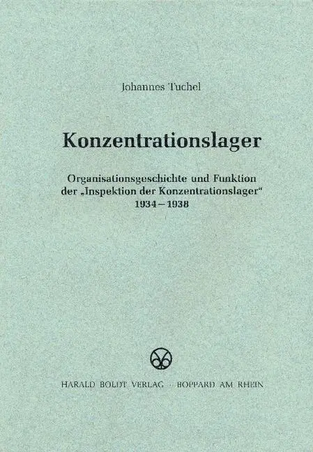 Cover: 9783486419023 | Konzentrationslager | Johannes Tuchel | Buch | 438 S. | Deutsch | 1996
